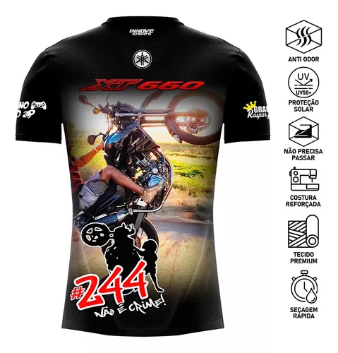 Camiseta Moto Grau XT 660