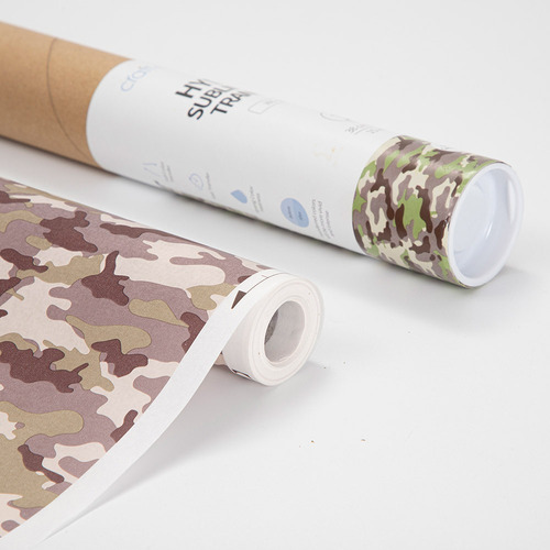 Papel Para Hidro Sublimacion, Camuflaje Verde 38x122cms