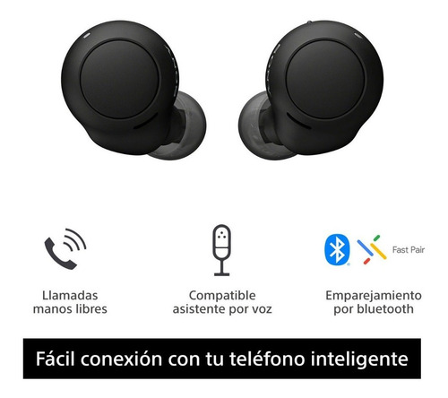 Auriculares In-ear Inalámbricos Sony Wf-c500 Color Negro