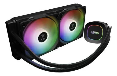 Water Cooler Gamdias Aura Gl240 Lite Preto Argb Am5 Lga 1851