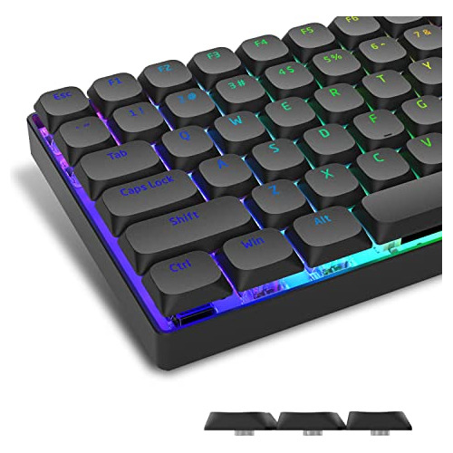 Keycaps Low Profile Xvx Para Switches Con Llave Cruz - Black