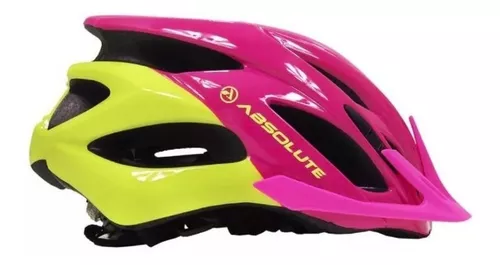 Capacete Ciclismo Bike Feminino Absolute Wild Mia Led Pisca Cor