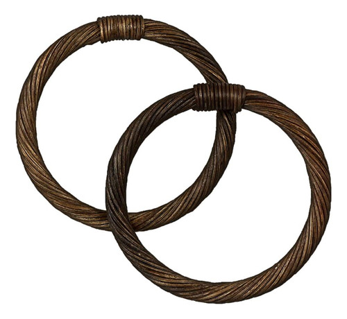 Alca Para Bolsa De Rattan Luli 13cm Pacote Com 2u