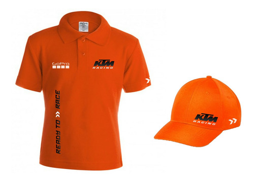 Ktm  Combo Camiseta Polo Y Gorra