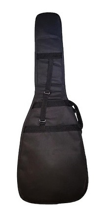 Imagen 8 de 10 de Funda Acolchada Bajo Eléctrico Tela Con Correas Y Bolsillo