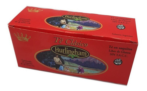 Te Premium Hurlingham De Misiones 100 Saquitos Sin Tacc