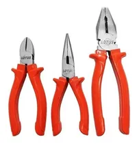 Comprar Kit Jogo Alicates Universal Corte Diagonal Bico Longo Aço 
