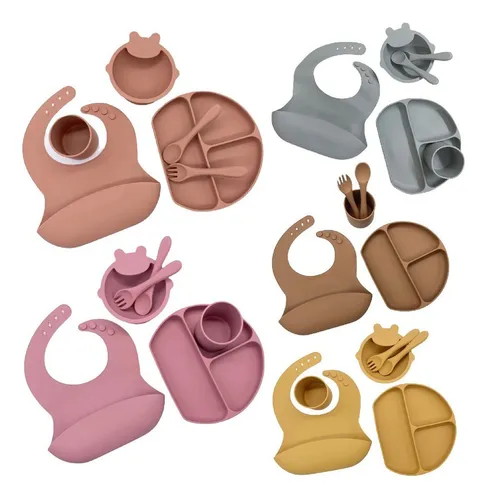 Set De Alimentación 6 Piezas Para Bebes Y Niños