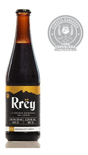 Cerveza Artesanal Rrëy Monterrëy Stout 12 Pack De 355 Ml