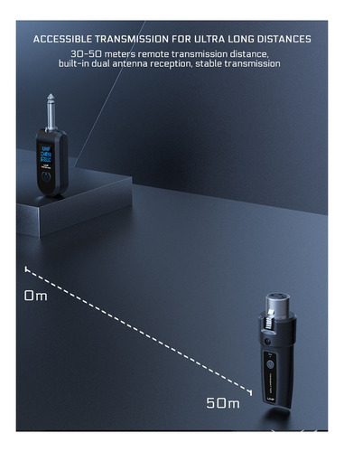 Nuevo Micrófono Inalámbrico Transmisor Y Receptor Xlr Inalám