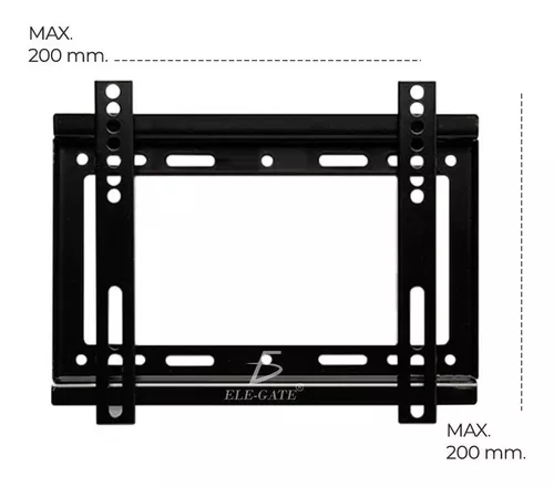 Soporte para tv fijo de pared de 14 – 42, 25 kg incluye kit de