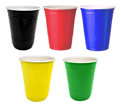 Copo Americano 400ml Biodegradável C/25 Beer Pong Festa