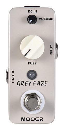 Mooer Grey Faze Fuzz - Pedal Para Guitarra, Color Gris