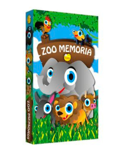 Juego Zoo Memoria 54 Piezas En Caja 14x22x3cm Yuyu - 48y