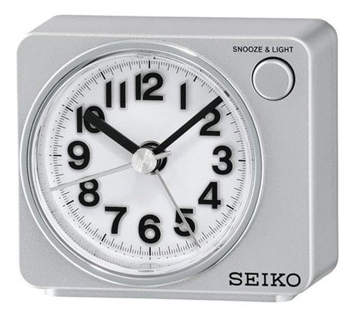 Reloj Despertador Seiko Qhe100s. Snooze & Light