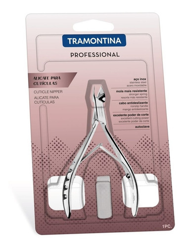 Tramontina Professional Alicate Cutículas Autoclave Aço Inox