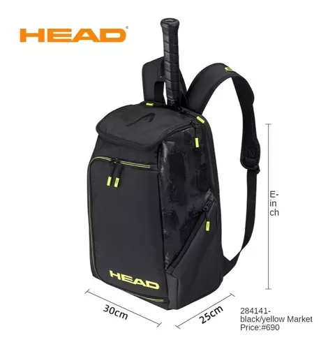 HEAD mochila de Tenis para hombre bolsa de Tenis raqueta de pádel bolsa de  raqueta mochila