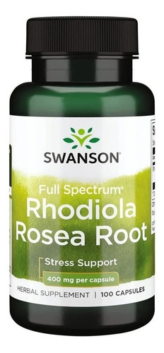 Rhodiola Rosea Root 400 Mg, 100 Caps, Swanson