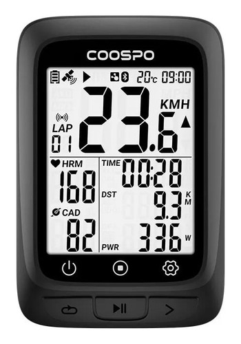 Velocímetro Odómetro Para Bicicleta Con Gps (coospo Bc107)