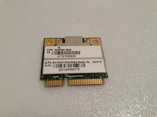 Placa Wifi Modelo Em315 Para Netbook Commodore Ke Uw30 Uw3