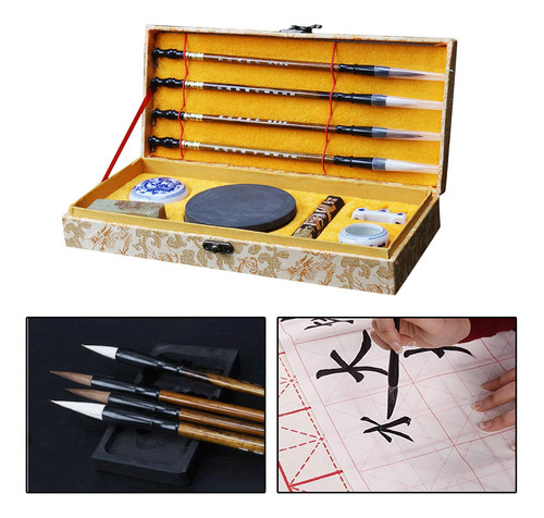 11 Juegos De Caligrafía China Tradicional, Escritura,