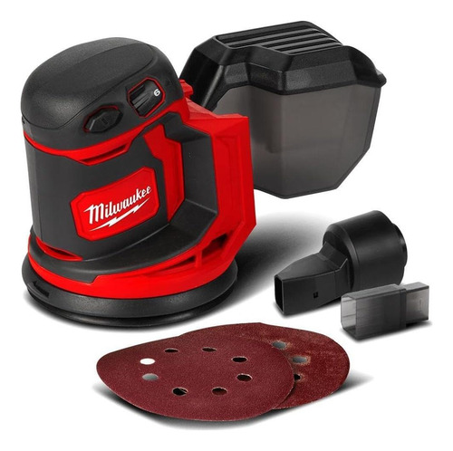 Lijadora Orbital Milwaukee M18 Bos125-0 18v 12,000 Opm
