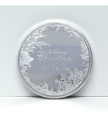 Imagen 9 de 12 de Moneda Conmemorativa De Navidad Plata X4
