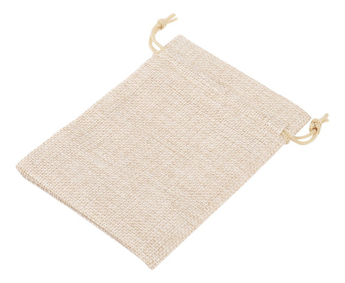 40 Bolsas De Arpillera Con Cordón, 13 Cm X 10 Cm, Joyas De R