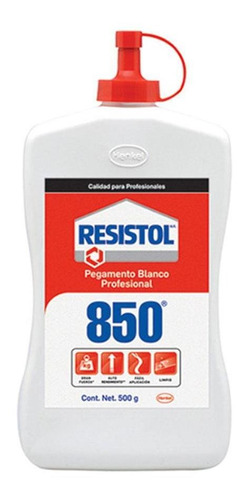 Pegamento Blanco Resistol 850 De 500g