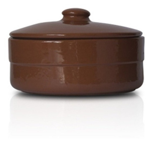 Cacerola Recta Cazuela Barro Esmaltada Terracota 24cm Blum