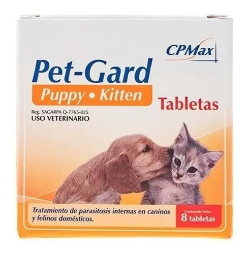 Desparasitante Cachorros Perro Gato 8 Tabs - Pet Gard Puppy