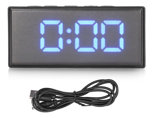 Pssopp Reloj Escritorio Digital Despertador Compacto Usb
