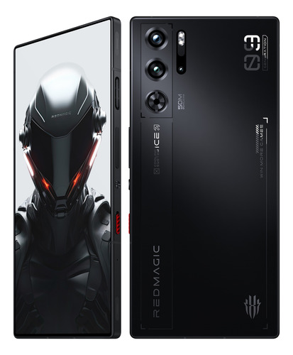 Redmagic 9pro Teléfono 5g 12gb Ram 256gb Rom Sleet Snapdragon 8 Gen 3 Smartphone 6.8'' Amoled Pantalla Triple Cámaras Batería 6500mah 80w Carga Nfc