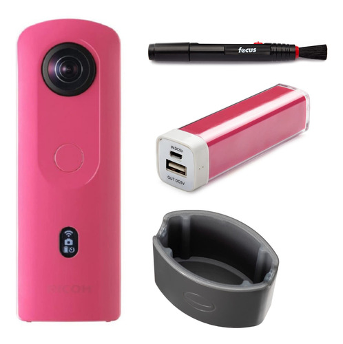 Ricoh Theta Sc2 Camara Esferica 4k 360 Grado Rosa Accesorio