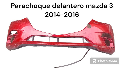 Parachoque Delantero Mazda 3 2014-2016 Original Usado 