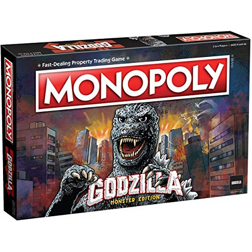 Usaopoly Monopoly: Godzilla Silencio Edades 8+ Drbfl