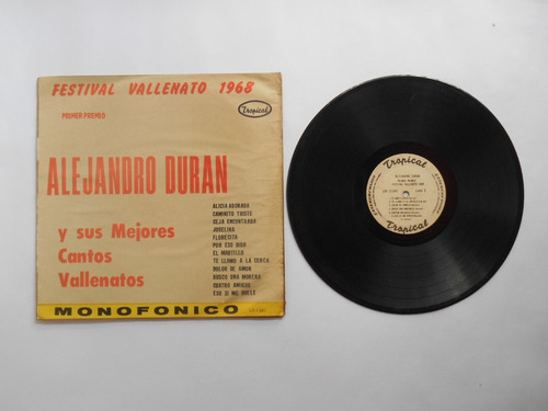 Alejandro Duran Primer Pre Festival Vallenato3 Colombia 1968