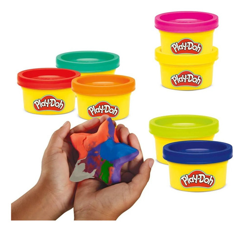 Play-doh Bolsa Minilatas 50 Pz Colores Mix