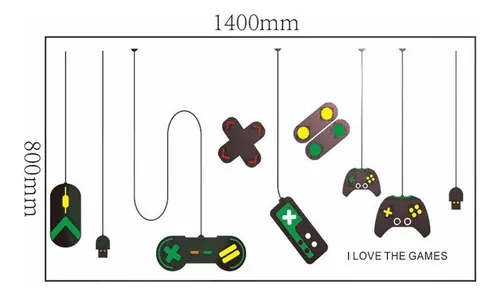 Vinilo Decorativo Pared [7mx1z3xr] Gamer