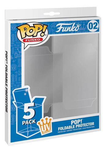 Pack De 5 Protectores Funko Pop Con Protección Uv