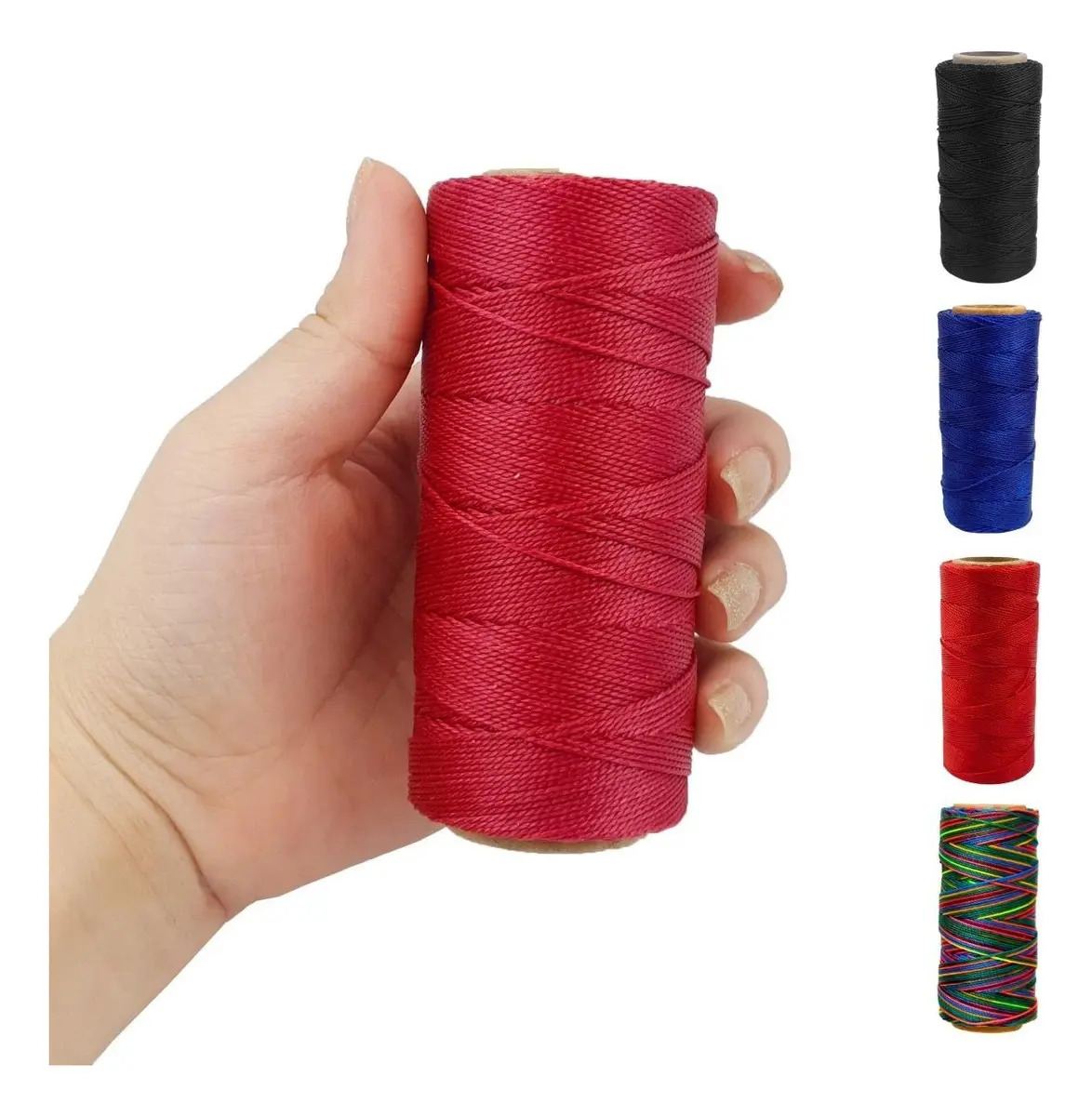 Cordão Encerado 1mm Marsala 520 100m Poliester Loja Nybc Para Costura