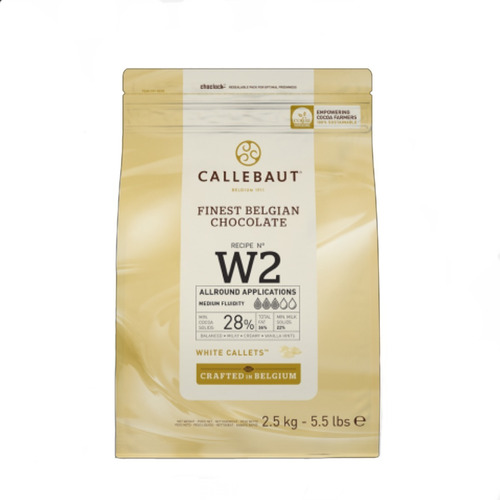 Chocolate Belga Premium Callebaut Blanco W2  X 2.5kg