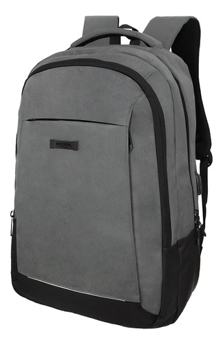 Mochila Ejecutiva Porta Notebook Kossok Jax Usb Antirrobo