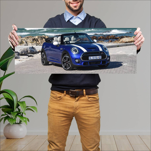 Cuadro 30x80cm Auto 2018 Mini Cooper S Convertib 327