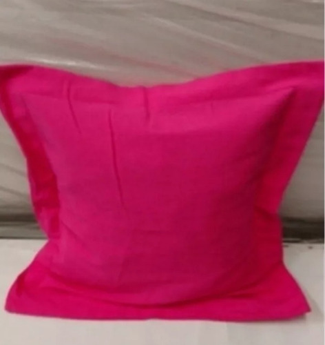 2 Almohadones Color Fucsia 40 Cm X 40 Cm.oferta Imperdible