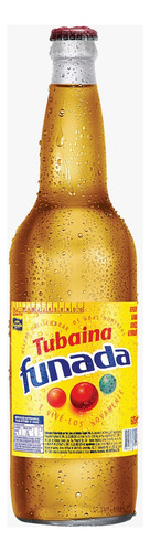 Kit 6 Garrafa Vidro Refrigerante Funada Tubaína 600ml Retro