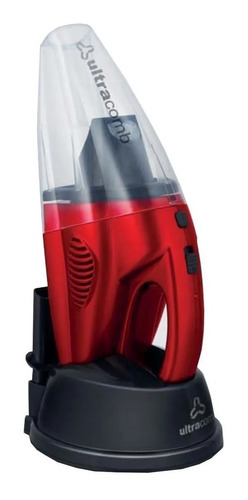 Imagen 2 de 2 de Aspiradora inalámbrica De mano Ultracomb AS-4110 375ml roja 220V