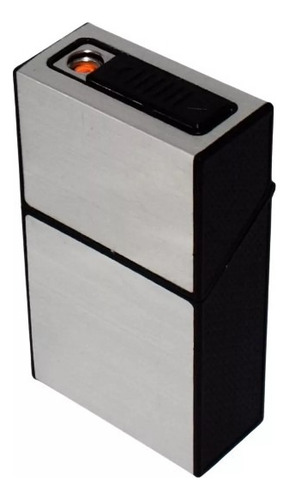Cigarrera Con Encendedor Electrónico Usb Arco Plasma 2 En 1