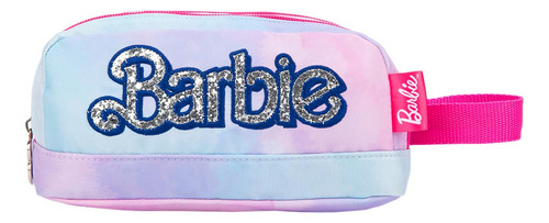Lapicera Estuche Organizador Barbie Azul/rosa 041a Color Azul