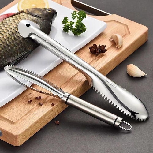 Rascador Acero Inoxidable For Eliminar Las Escamas Pescado